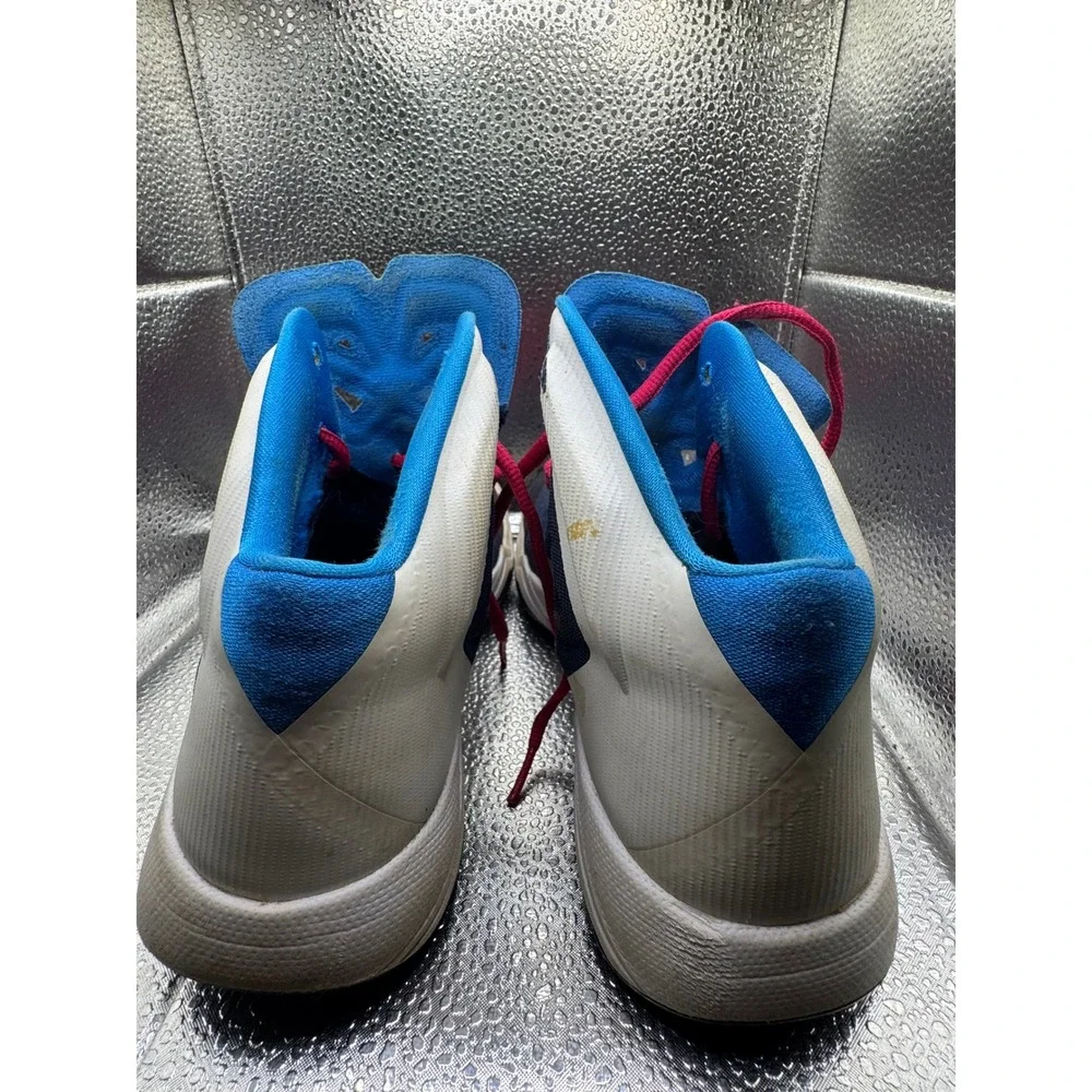 Nike Hyperquickness Navy Blue Pink Basketball Shoes 599515-401 Womens 9
